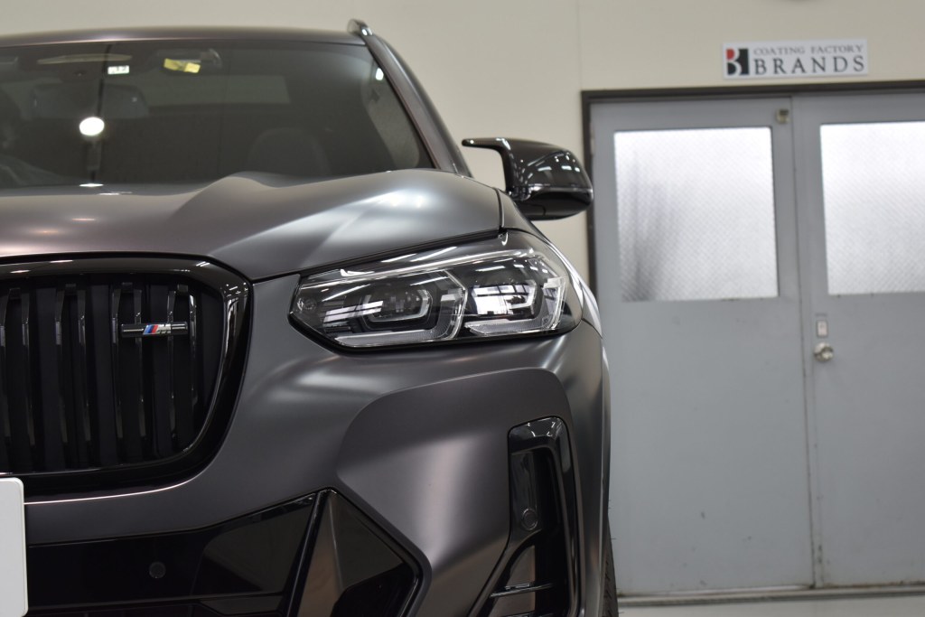 マット塗装のBMWX3M40dにコーティング施工しました【横浜市】 | 【横浜