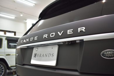 マットラッピングのレンジローバー コーティング施工の紹介【埼玉県