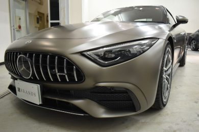 マット塗装のSL43AMGにコーティング施工 | 【横浜・川崎】定期