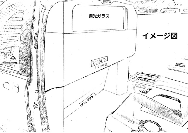 パーテーションイラスト